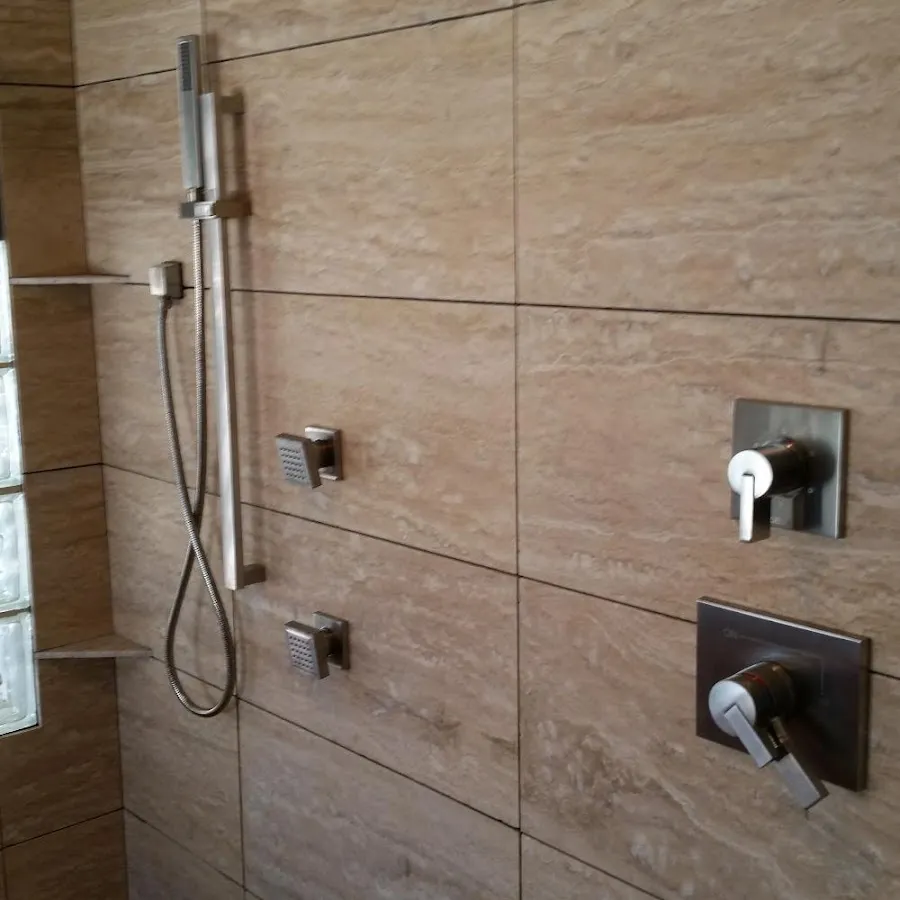 Shower fixture installation for Water Heater Replacement in Indiantown